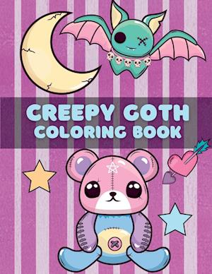 Cover for Josephine's Papers · Creepy Goth Coloring Book (Book) (2022)