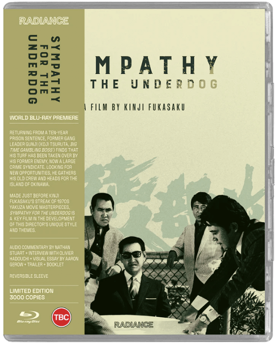Cover for Kinji Fukasaku · Sympathy For The Underdog Limited Edition (Blu-ray) (2024)