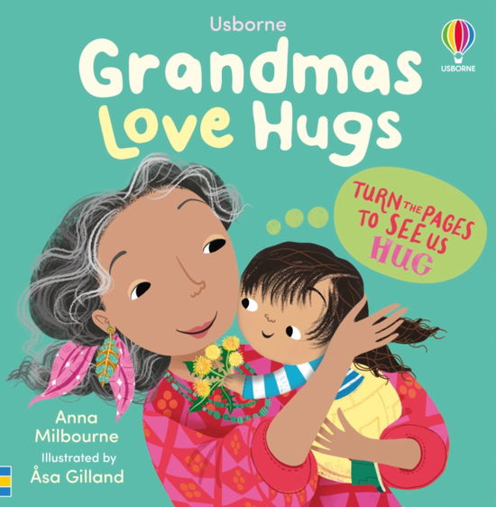 Cover for Lara Bryan · Grandmas Love Hugs - Usborne Huggy Books (Board book) (2026)