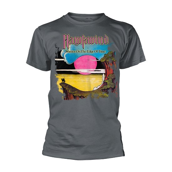 Cover for Hawkwind · Warrior on the Edge of Time (Charcoal) (T-shirt) [size XXL] (2023)