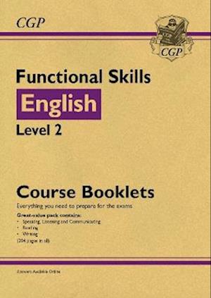 Cover for CGP Books · New Functional Skills English Level 2 - Course Booklets Pack (with Online Edition &amp; Audio) - CGP Functional Skills (N/A) (2025)