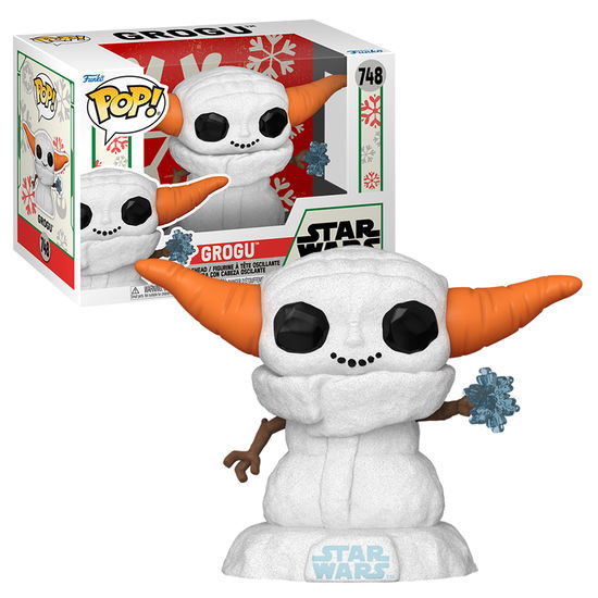 Cover for Pop Star Wars the Mandalorian Holiday · Pop Star Wars Mandalorian Holiday S1 Grogu Snowman (Funko POP!)