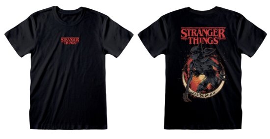 Cover for Stranger Things · Stranger Things - Demogorgon Upside Down (Front &amp; Back Print) T Shirt (T-shirt) [size L] (2024)