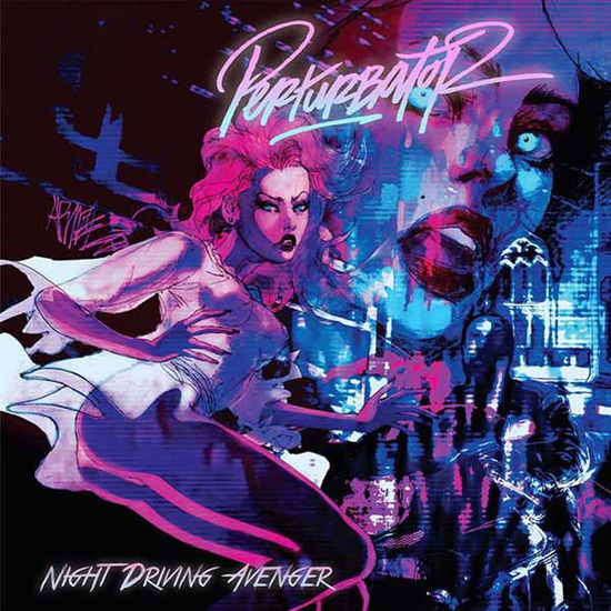 Cover for Perturbator · Night Driving Avenger (Frosted Clear Vinyl) (LP) (2024)