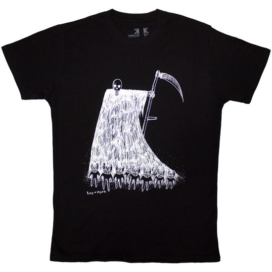 Cover for Radiohead · Radiohead Unisex Organic T-Shirt: Grim Reaper (Black) (T-shirt) [size XXL]