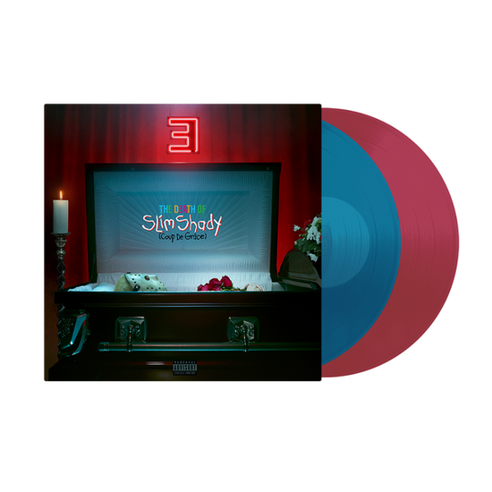 Cover for Eminem · The Death of Slim Shady (Coup De Grace) (LP) [Sea Blue &amp; Ruby Red Translucent edition] (2024)