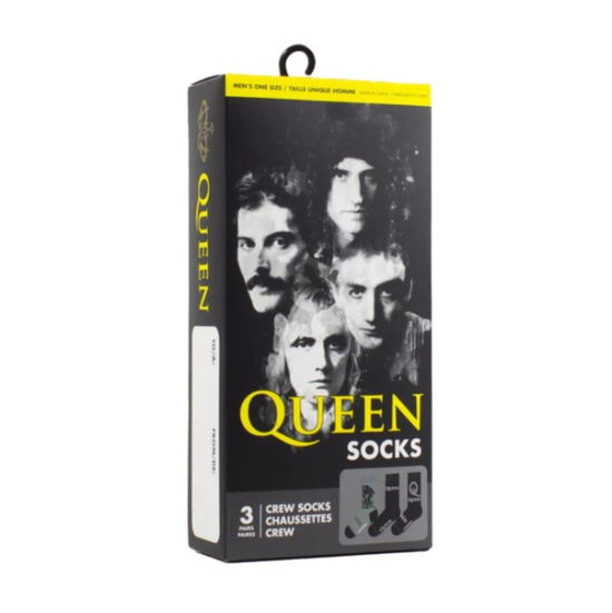 Cover for Queen · Queen Socks 3 Pack In Gift Box (One Size) (CLOTHES) (2024)