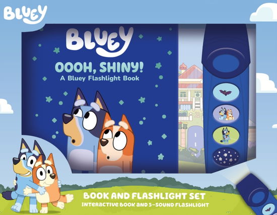 Cover for PI Kids · Bluey: Oooh, Shiny! Book and 5-Sound Flashlight Set (N/A) (2025)