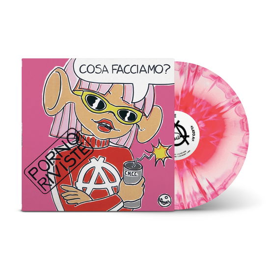 Cover for Pornoriviste · Cosa Facciamo? (Vinile Tri-Color Rosa, Magenta &amp; Bianco) (LP) (2025)