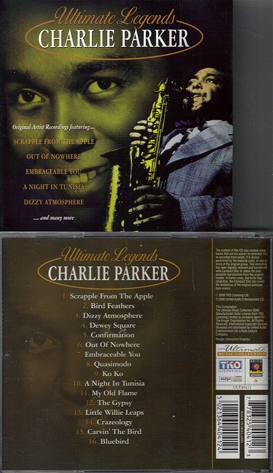 Cover for Charlie Parker (CD)