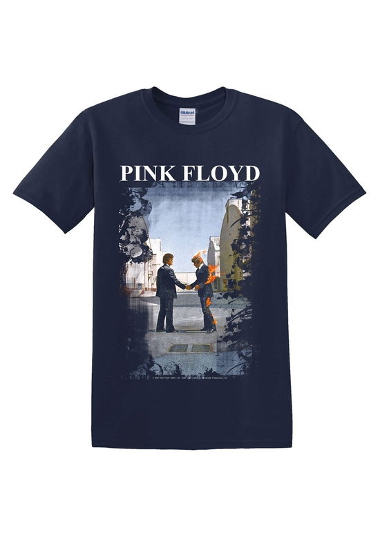 Cover for Pink Floyd · Burning Man Navy (T-shirt) [size L] (2025)