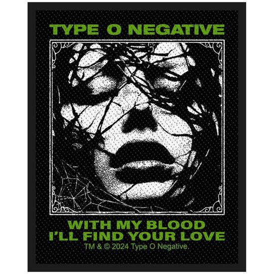 Cover for Type O Negative · Type O Negative Woven Patch: With My Blood (Patch) (2025)