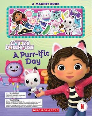 Cover for Scholastic · Purr Ific Day Gabbys Dollhouse Magnet (Book) (2025)