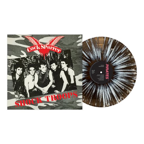 Cover for Cock Sparrer · Shock Troops (Ltd.black Ice Vinyl) (LP) (2024)