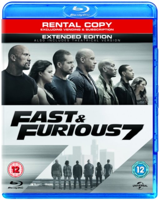 Cover for Fast &amp; Furious 7 (Blu-ray) (2015)