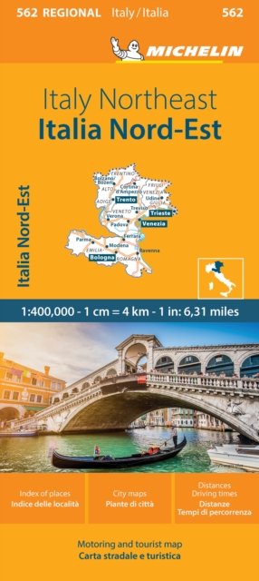Cover for Michelin · Italy Northeast - Michelin Regional Map 562: Map (Landkarten) (2024)