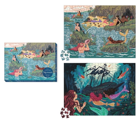 Mermaids 2-in-1 Double-Sided 500-Piece Puzzle - Running Press - Inne - Running Press,U.S. - 9780762488131 - 10 kwietnia 2025