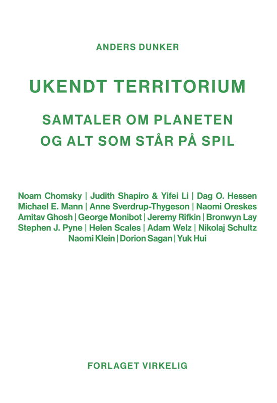 Cover for Anders Dunker · Ukendt territorium (Sewn Spine Book) [1st edition] (2025)