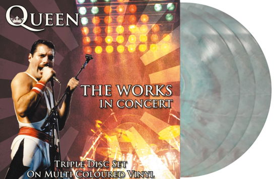 Cover for Queen  The Works In Concert (Coloured Vinyl) (LP) (2023)