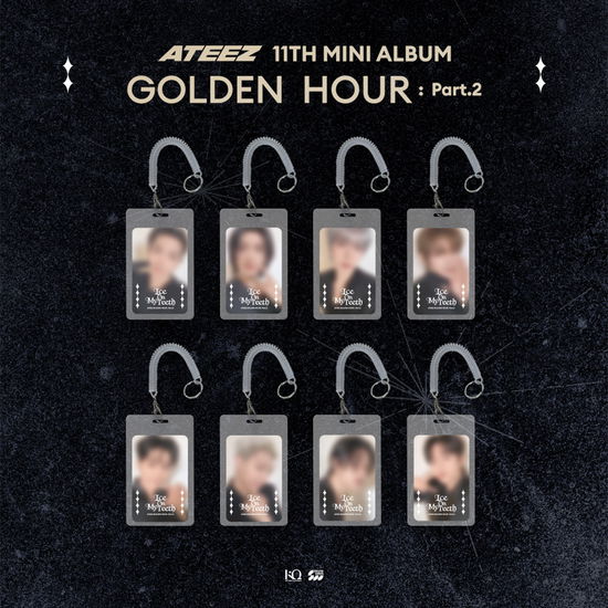 Cover for ATEEZ · Golden Hour pt.2 - Photocard Holder Set (Fotokartenhalter) [Hongjoong Version] (2024)