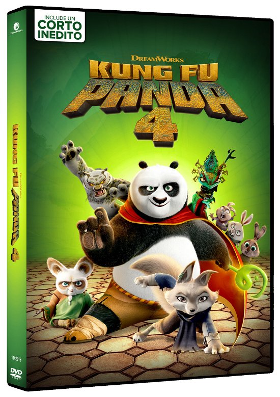 Cover for Animazione Ragazzi · Kung Fu Panda 4 (DVD)