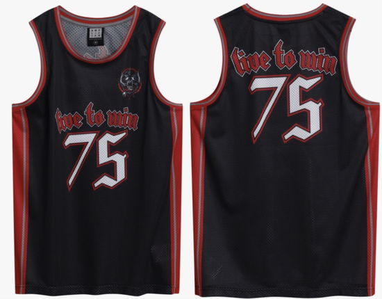 Cover for Motörhead · Motorhead Live To Win Black Basketball Jersey Large (T-shirt) (2025)