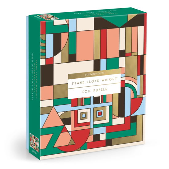 Cover for Galison · Frank Lloyd Wright December Gifts 1000 Piece Foil Puzzle (GAME) (2025)