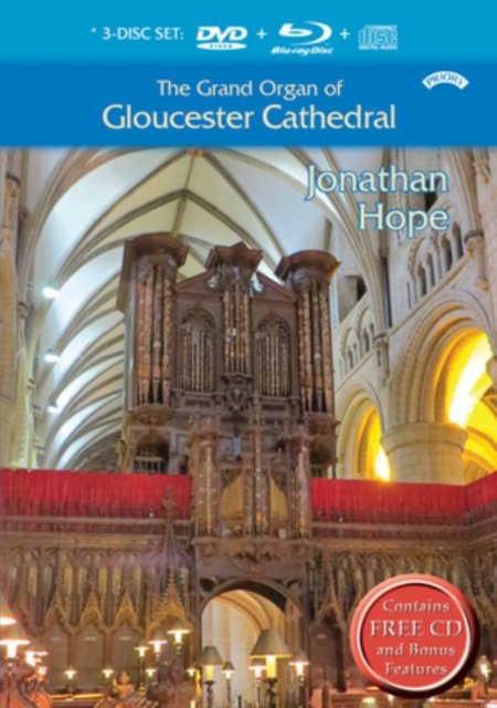 Cover for Jonathan Hope · The Grand Organ Of Gloucester Cathedral (DVD) (2018)