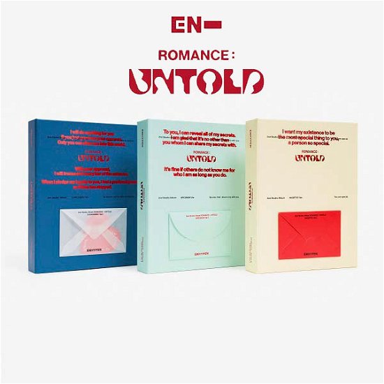 Cover for ENHYPEN · Romance : Untold (CD/Merch) [Inceptio Version] (2024)