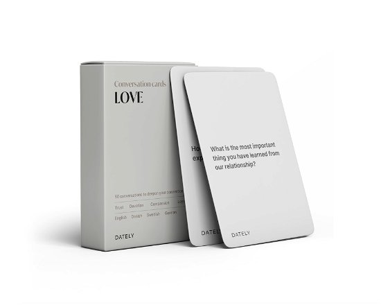 Cover for Dately · Love - Dately samtalekort (Tillbehör) [1:a utgåva] (2024)