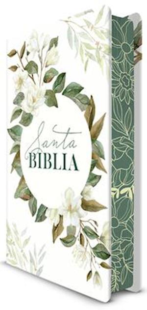 Cover for Reina Valera Revisada 1960 · Biblia Rvr 1960 Letra Grande Tamano Manual, Tapa Dura Con Flores Blancas / Spani (Book) (2025)