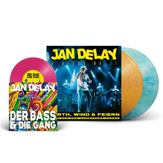 Cover for Jan Delay · Eearth,wind &amp; Feiern - Live Hh Hafen (Farbige Lp) (VINYL) (2022)