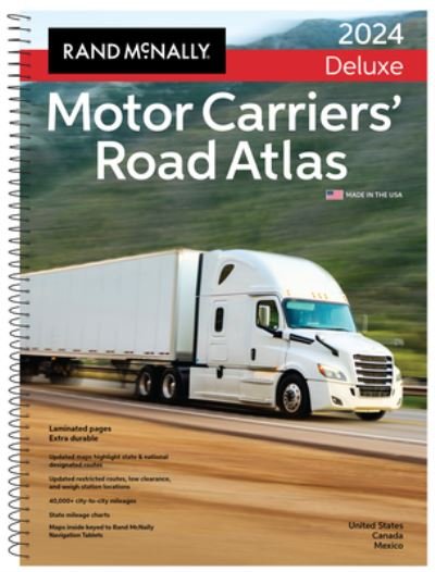 Cover for Rand McNally · Rand Mcnally 2024 Deluxe Motor Carriers' Road Atlas (Bok) (2023)