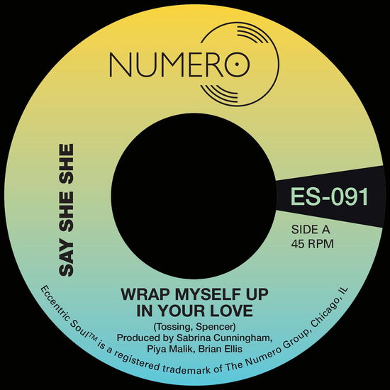 Cover for Say She She &amp; Jim Spencer · Wrap Myself Up In Your Love (LP) [Limited edition] (2024)