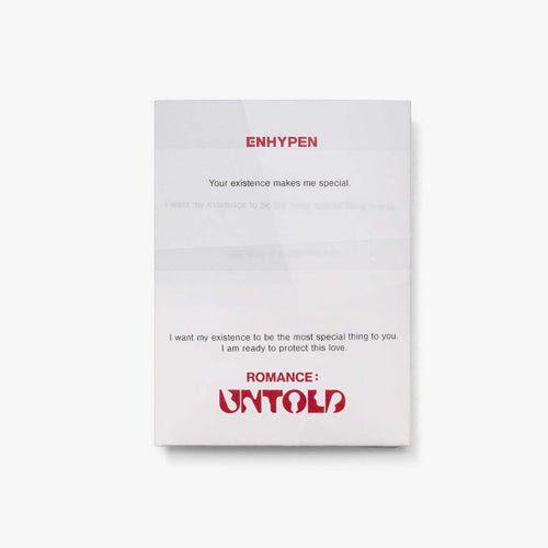 Cover for ENHYPEN · Romance : Untold (Digital Code + Merch) [Weverse Digital edition] (2024)