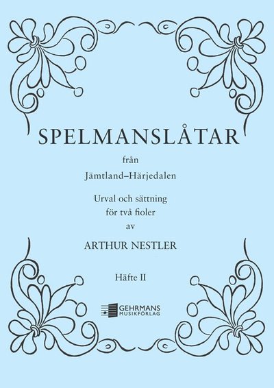 Cover for Spelmanslåtar från Jämtland-Härjedalen 2 (Paperback Book) (1970)