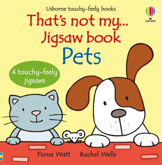 Cover for Fiona Watt · That's not my... jigsaw book: Pets - THAT'S NOT MY® (Kartonbuch) (2024)