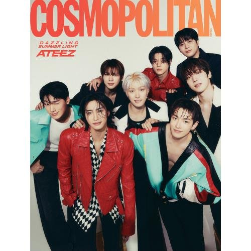 Cover for ATEEZ · Cosmopolitan Korea July 2024 (Magasin) [A edition] [Group Version] (2024)