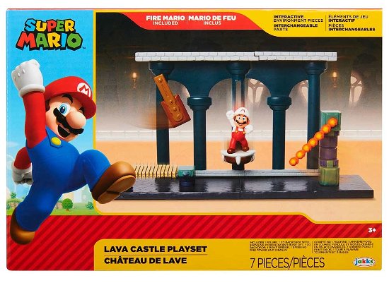 Cover for Nintendo · Nintendo Mario 5in Lava Castle Playset Toys (MERCH)