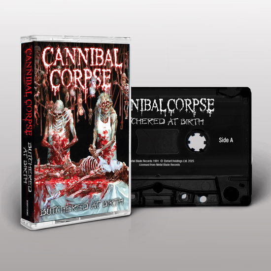 Cover for Cannibal Corpse · Butchered at Birth (Cassette) (2025)