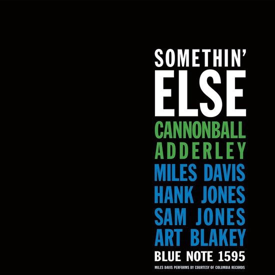 Cover for Cannonball Adderley · Somethin' Else (CD) (2025)
