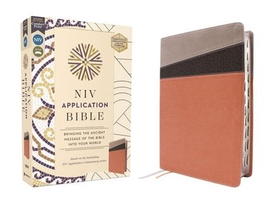 Cover for Zondervan · Niv Application Bible Leathersoft Cora (Bog) (2025)