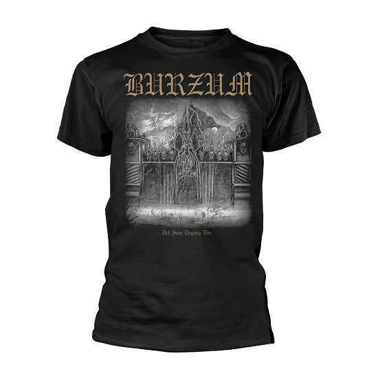 Cover for Burzum · Det Som Engang Var - Gold (T-shirt) [size L] (2021)