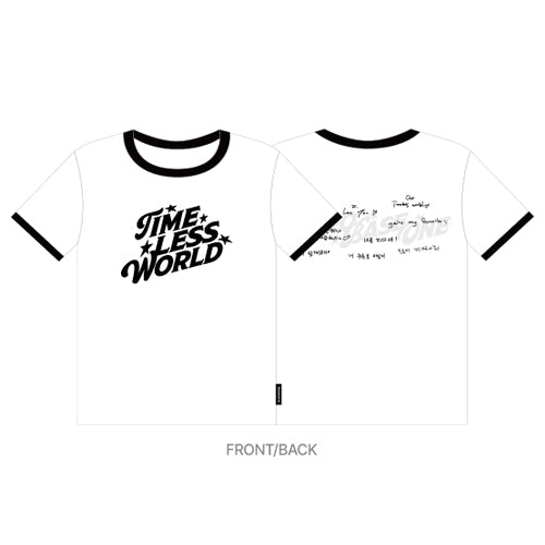 ZEROBASEONE · Timeless World - First Tour T-shirt White (T-shirt) [size OneSize] [White edition] [Free size] (2024)