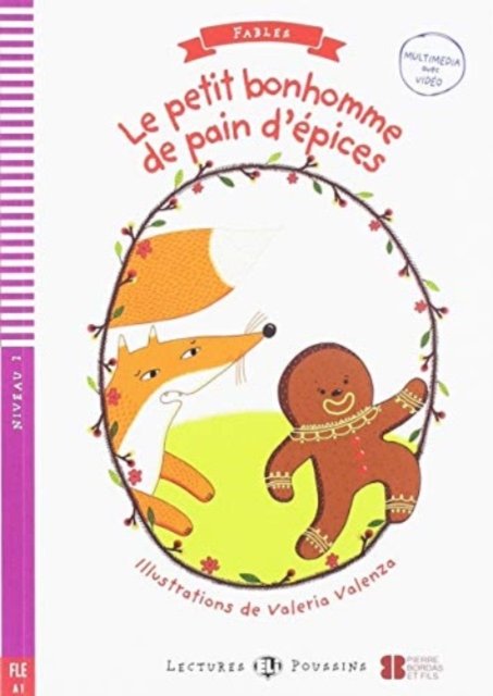 Cover for Jimmy Bertini · Le Petit Bonhomme de pain d'epices + downloadable: Young ELI Readers - Fables (Paperback Book) (2019)