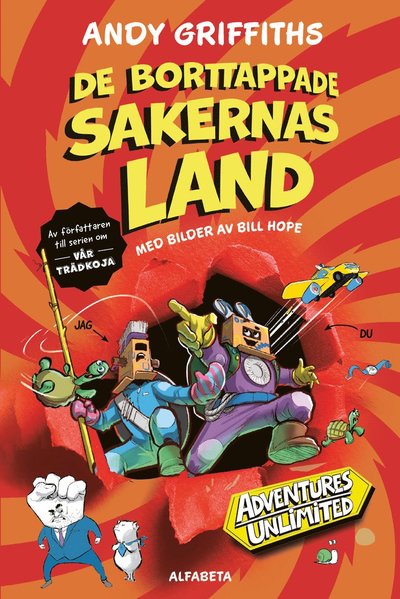 Cover for Andy Griffiths · De borttappade sakernas land (Gebundesens Buch) (2025)