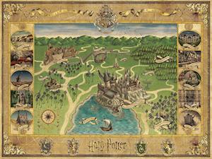 Cover for Ravensburger Puzzle  Hogwarts Map 1500pc Puzzle Puzzles (Jigsaw Puzzle)