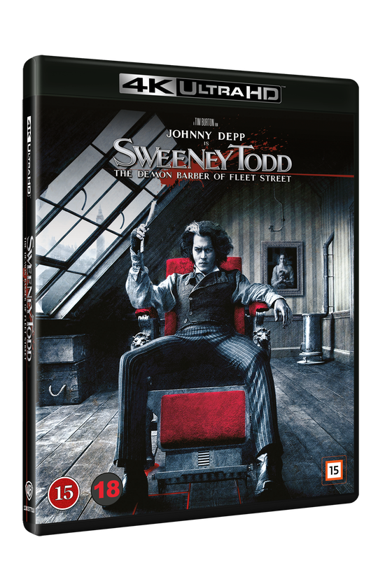 Cover for Sweeney Todd (4K Ultra HD) [Nordic edition] (2025)