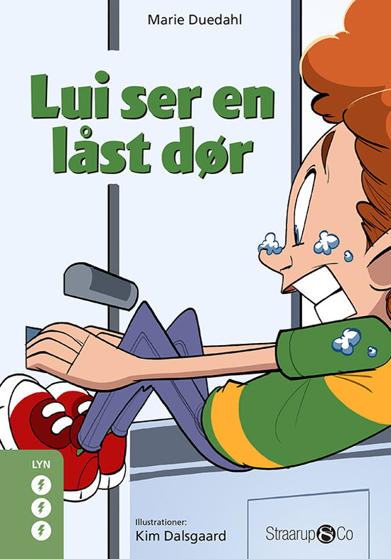 Cover for Marie Duedahl · Lyn: Lui ser en låst dør (Hardcover bog) [1. udgave] (2025)