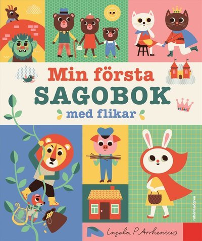 Cover for Antologi · Min första sagobok med flikar (Board book) (2024)